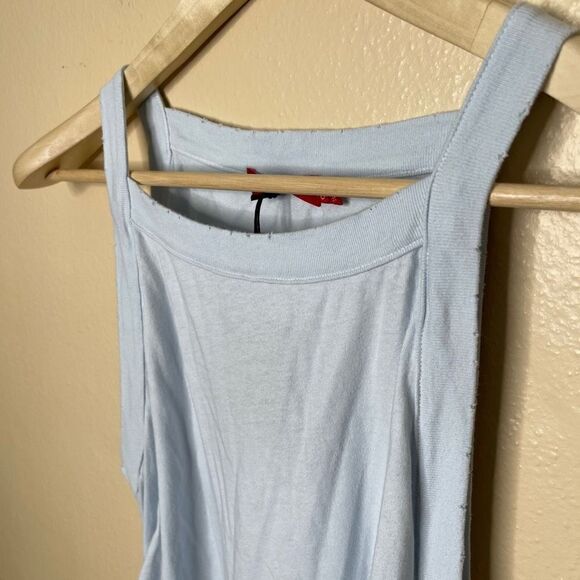 N:PHILANTHROPY Dress Womens Large Blue Bix Mini Fitted Sleevless NWT - Picture 7 of 12